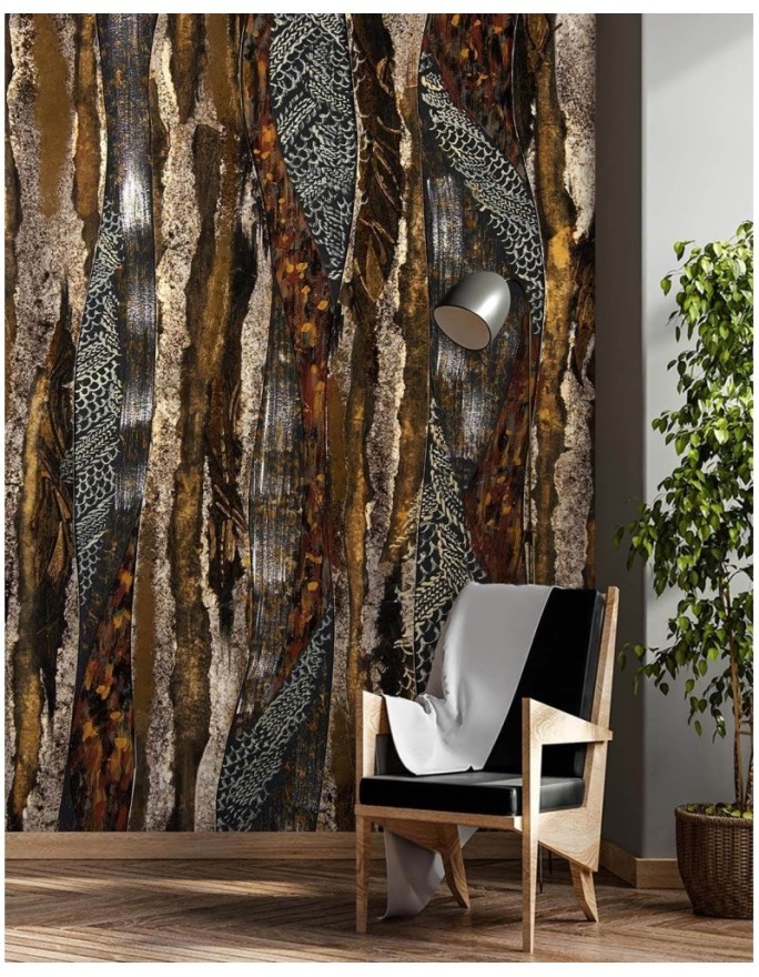 Ethnographic wall murals - African texture | FEEBY