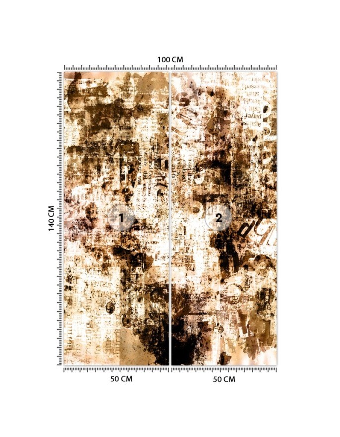 Texture wall murals - Rustic wall | FEEBY