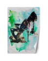 Glamour wall murals - Black stilettos watercolour abstract | FEEBY