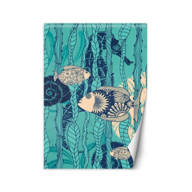 Wall murals - Fish watercolour | FEEBY