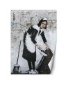Trendy wall murals - Maid Banksy Mural Street Art | FEEBY