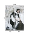 Trendy wall murals - Maid Banksy Mural Street Art | FEEBY