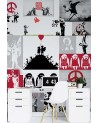 Modern murals - Banksy collage | FEEBY