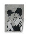 Trendy murals - Kissing policemen Banksy mural | FEEBY