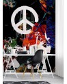 Original murals - Banksy Soldiers and peace sign | FEEBY