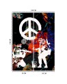 Original murals - Banksy Soldiers and peace sign | FEEBY