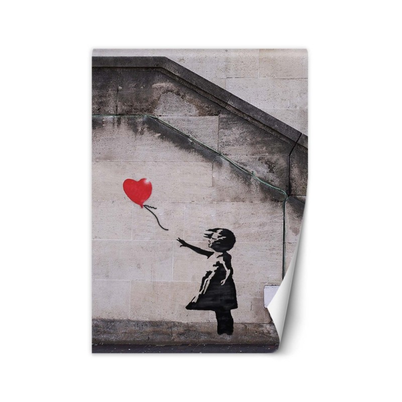The most fashionable Wallpapers - Banksy Girl with balloon | FEEBY