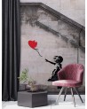 The most fashionable Wallpapers - Banksy Girl with balloon | FEEBY