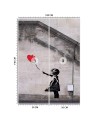 The most fashionable Wallpapers - Banksy Girl with balloon | FEEBY
