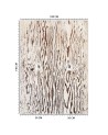 Living room wall mural - Wood macro nature | FEEBY
