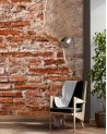 Texture wall murals - Red old brick wall | FEEBY
