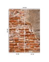 Texture wall murals - Red old brick wall | FEEBY