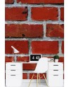 Wall mural - Red brick macro | FEEBY