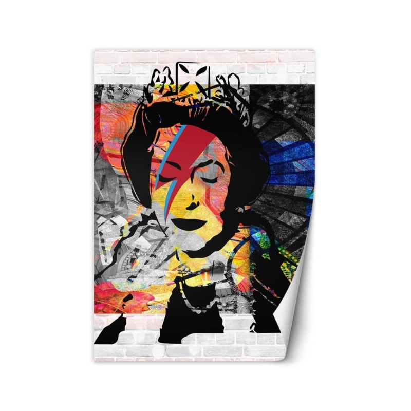 The most fashionable Wallpapers - Banksy Queen of England | FEEBY