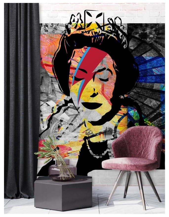 The most fashionable Wallpapers - Banksy Queen of England | FEEBY