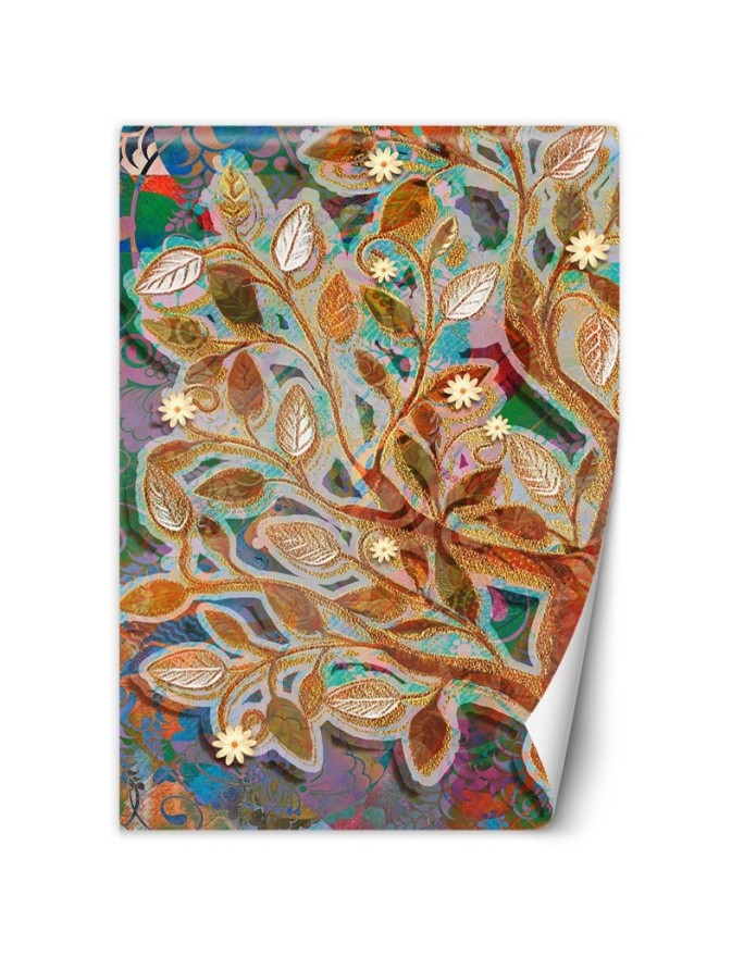Wall mural Gold tree of life