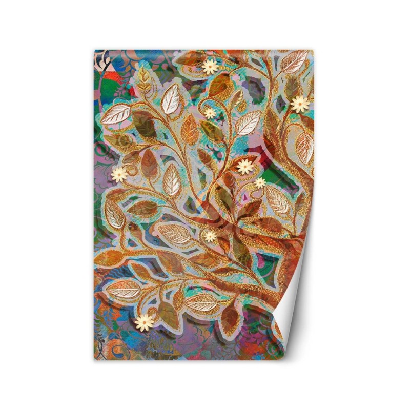 Stylish Wallpaper - Golden magic tree | FEEBY