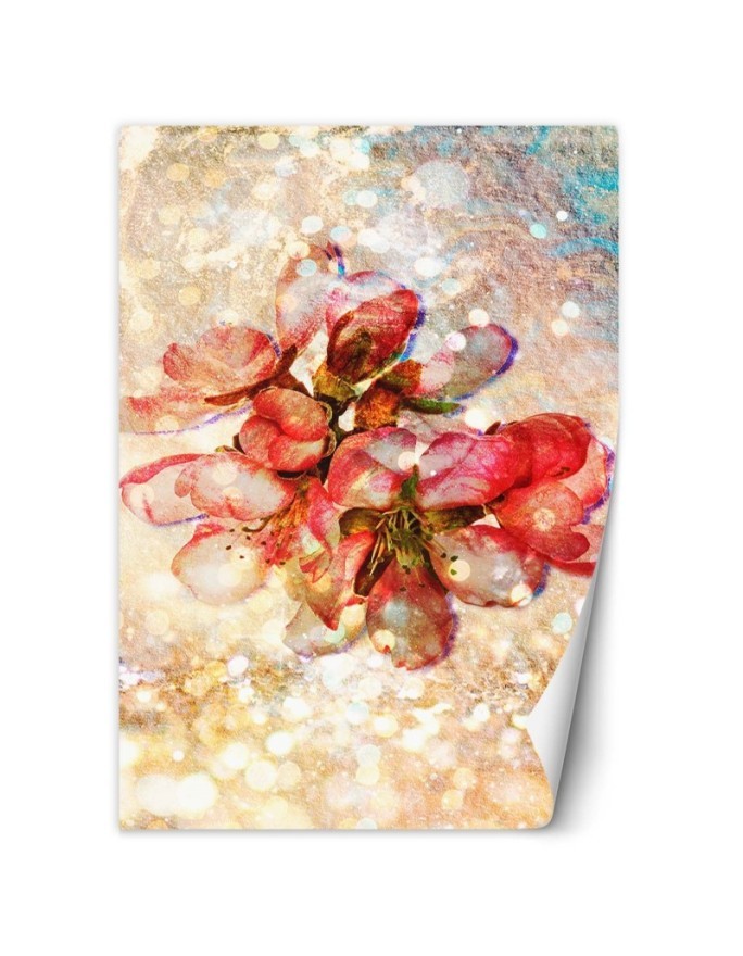 Beautiful Wallpaper - Abstract red cherry blossoms | FEEBY