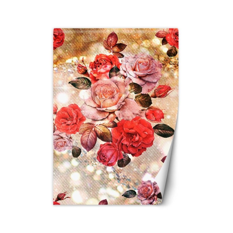 Beautiful Wallpaper - Blooming roses abstract | FEEBY