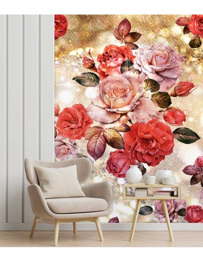 Beautiful Wallpaper - Blooming roses abstract | FEEBY
