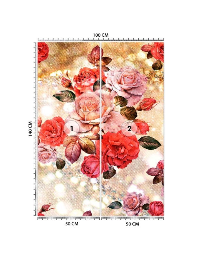 Beautiful Wallpaper - Blooming roses abstract | FEEBY