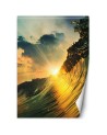 Stylish Wallpapers - Wave at sunset | FEEBY