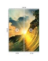 Stylish Wallpapers - Wave at sunset | FEEBY