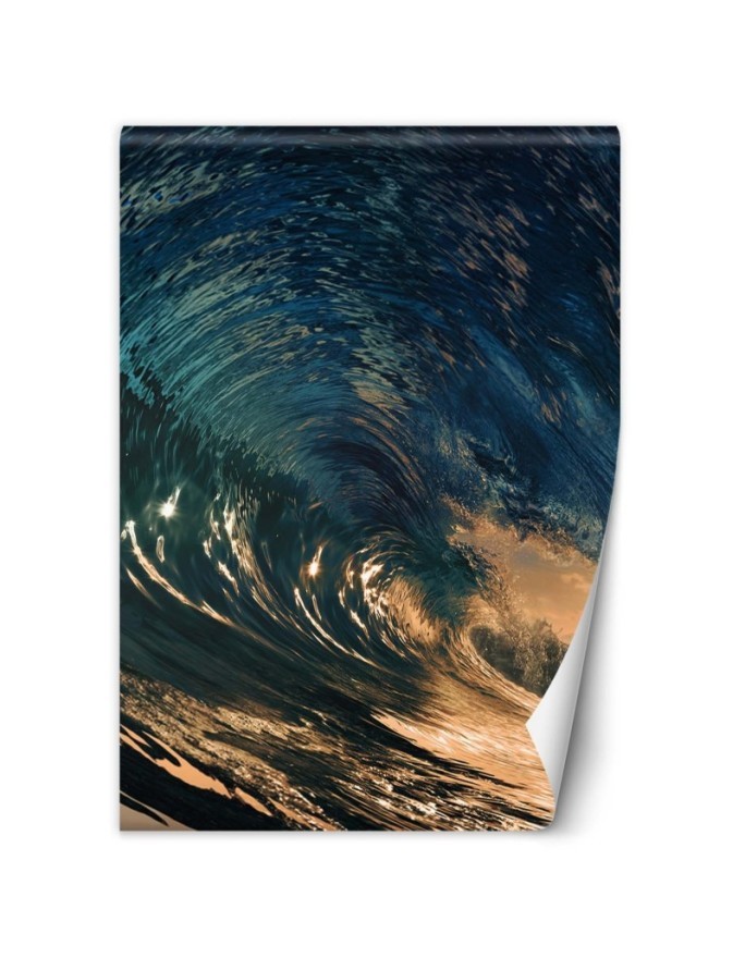 The most fashionable Wallpapers - Wave at sunset | FEEBY