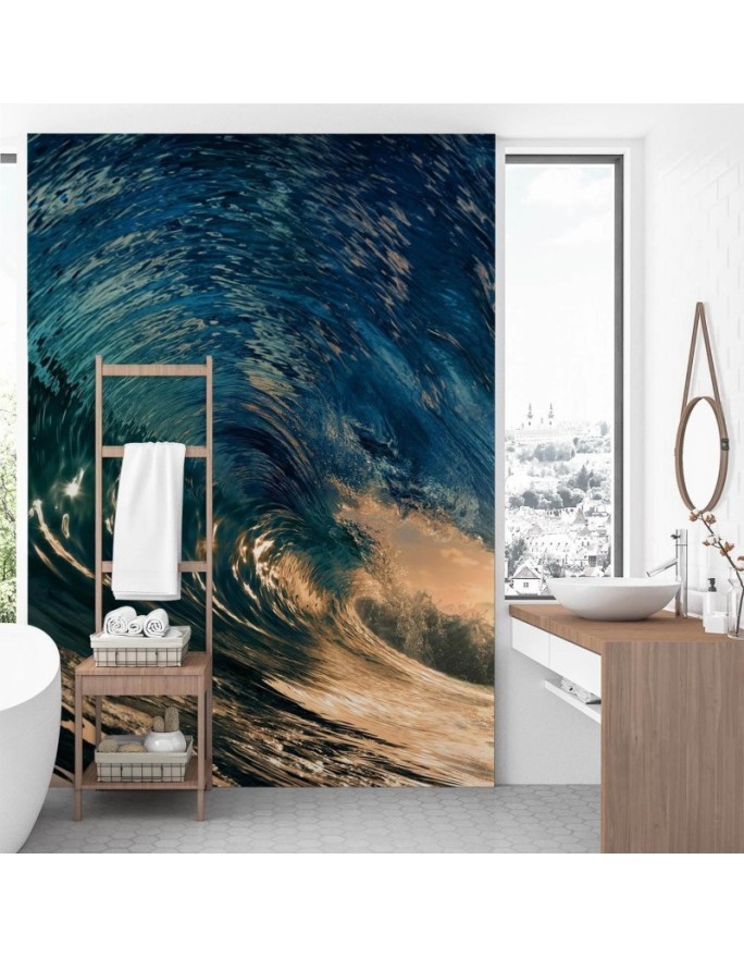 The most fashionable Wallpapers - Wave at sunset | FEEBY