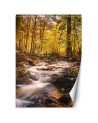 Fleece Wallpapers - Autumn forest waterfall | FEEBY