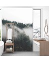 Stylish Wallpapers - Foggy forest in the mountains | FEEBY