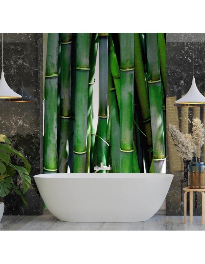 Exotic Wallpaper - Green bamboos | FEEBY
