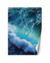 Beautiful wall murals - Stormy blue sea | FEEBY