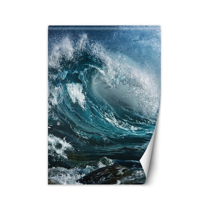 The most fashionable wall murals - Wave on the sea | FEEBY