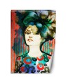 Inspirational Wallpapers - Woman in hat watercolour pattern | FEEBY
