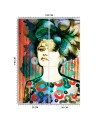 Inspirational Wallpapers - Woman in hat watercolour pattern | FEEBY