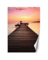 Living room Wallpaper - Platform sunset | FEEBY