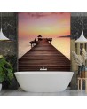 Living room Wallpaper - Platform sunset | FEEBY