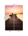 Living room Wallpaper - Platform sunset | FEEBY