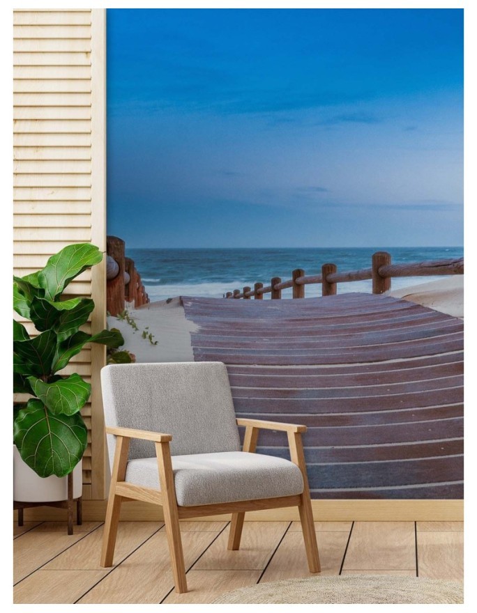 Original Wallpapers for the living room - Road to the beach | FEEBY