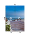 Original Wallpapers for the living room - Road to the beach | FEEBY