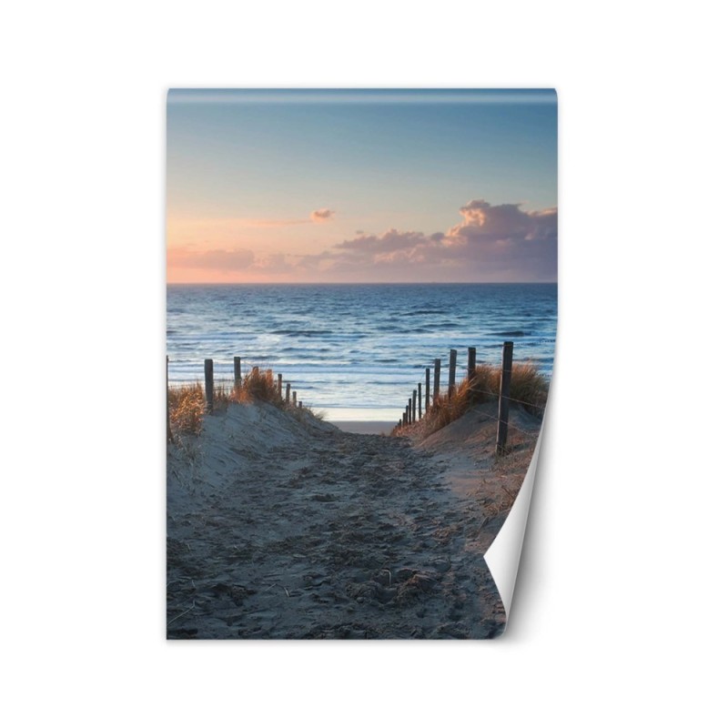 Beautiful wall murals for the living room - Descent to the beaches | FEEBY