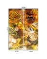 Exclusive wall murals for the living room - African glamour designs | FEEBY