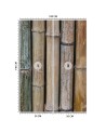 Texture wall mural - Pastel babmusa stems | FEEBY