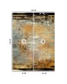 The most fashionable wall murals - grunge abstraction | FEEBY