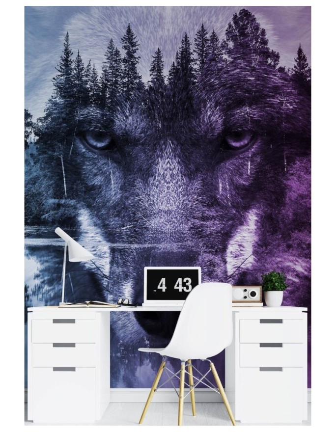 The most fashionable Wallpapers - Wolf in the forest | FEEBY