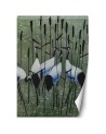 The most fashionable wall murals - Herons in a meadow | FEEBY
