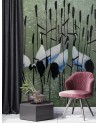 The most fashionable wall murals - Herons in a meadow | FEEBY