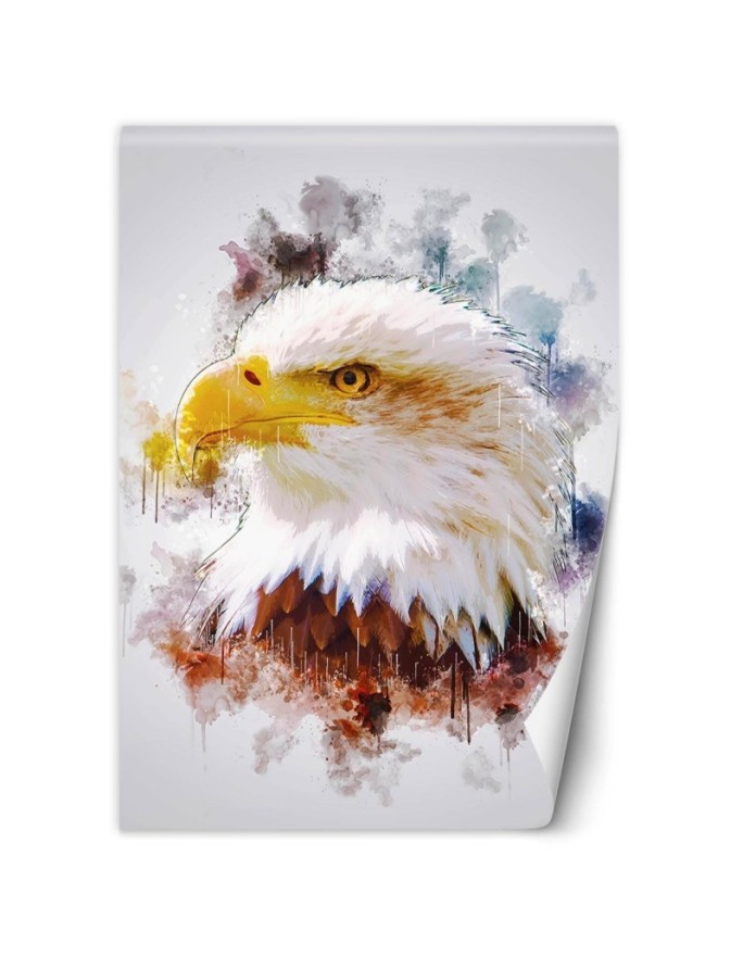 Wall mural Pastel eagle