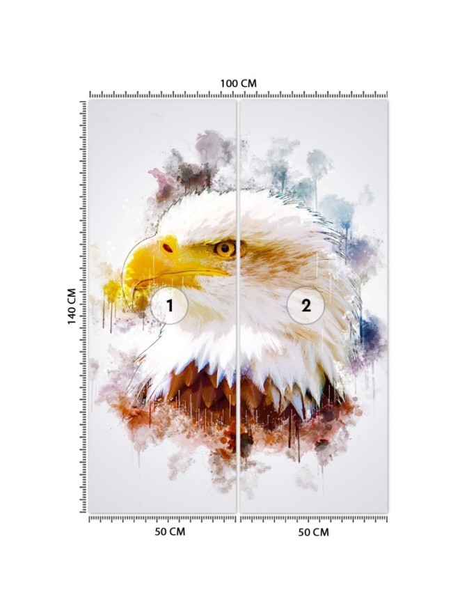Inspirational Wallpaper - Pastel eagle Cornel Vlad | FEEBY